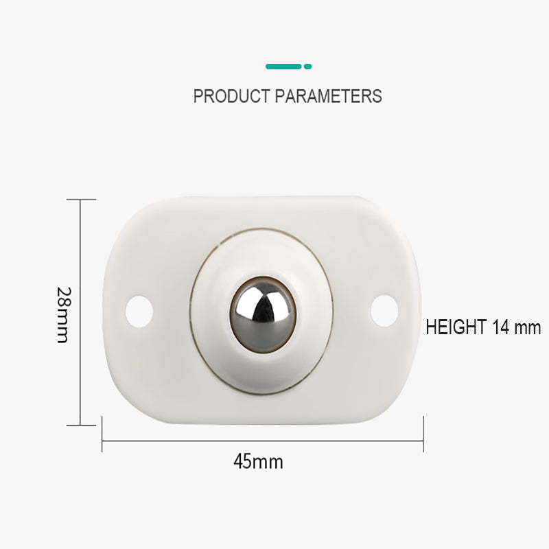🛋️ 50% OFF — Self-Adhesive 360° Furniture Caster Wheels